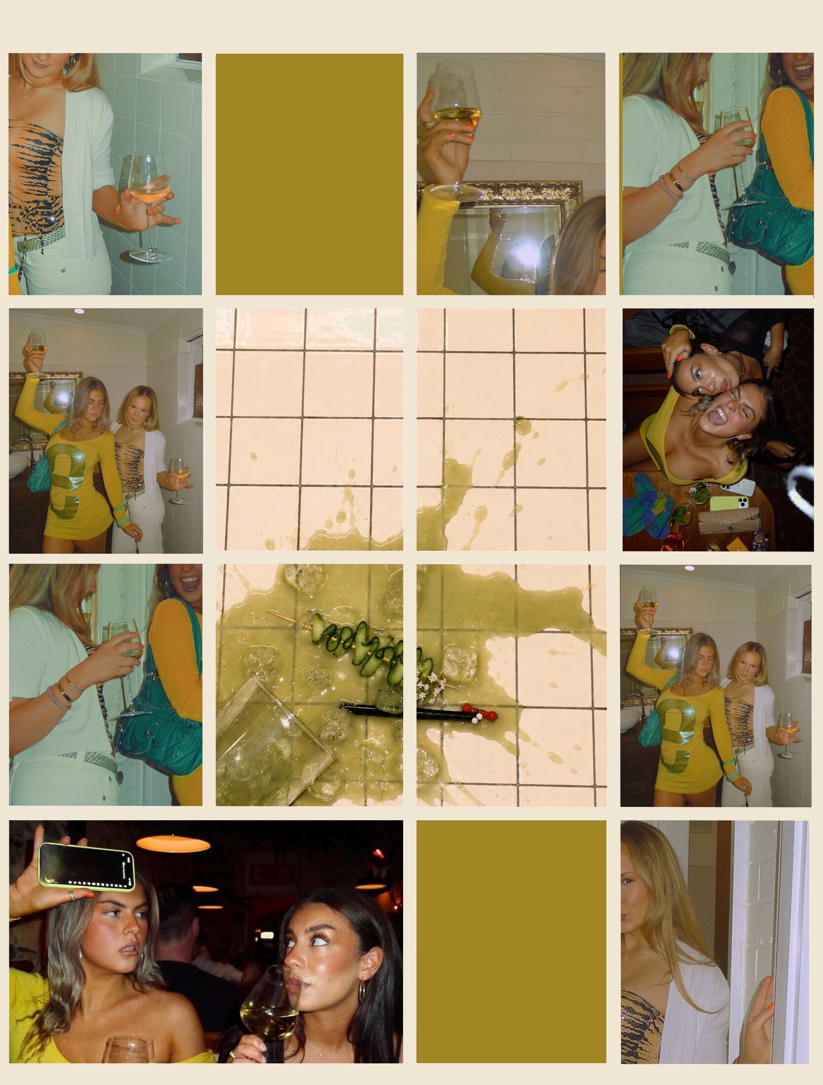 A collage of moments at Nowhere Bar